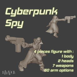 pose-C-title.png Cyberpunk spy (C model) for 32mm wargames