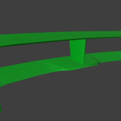 Spoiler 081 Wing For RC CARS Universal 3D PRINT STL 3D model