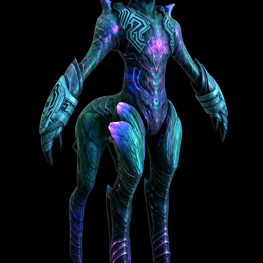 The Precursors - Subnautica | 3D Print STL Alien Race Figure Replica