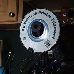 20200330_142410[1.jpg Free STL file Creality Locking Spool Holder with Flange・3D printing template to download