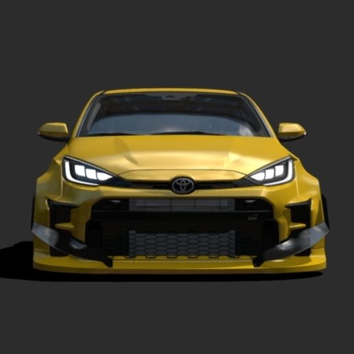 Toyota GR Yaris Rocket Bunny Pandem – Gratis 3D-model STL