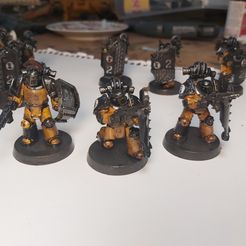Truescale rivet armor with big shields