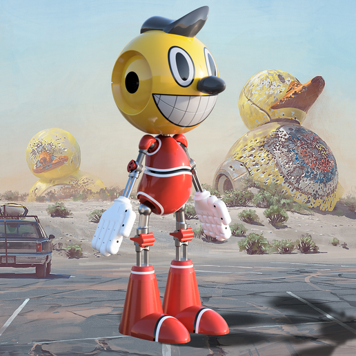 67eb7cd8-66a9-498f-8daa-d44c3e2f866a2.png The Electric State Robot inspired by Simon Stålenhag original book version