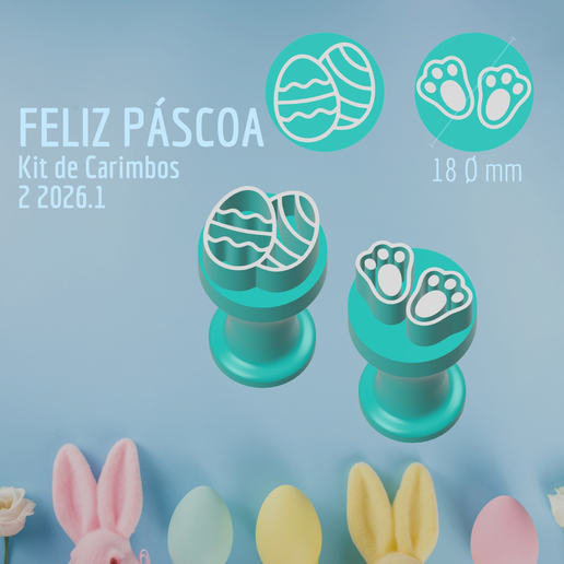 18mm.png Feliz Pascoa - Набор каримбос 2 2026.1