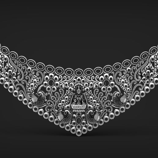 Indian God Necklace Set 10 3D model