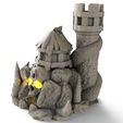 3.2.jpg Fantasy Middles Ages  Architecture - Skull tower