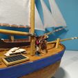 Helm1.jpg Wooden Sailing Ship (Alabaster) 28mm Tabletop Gaming Terrain
