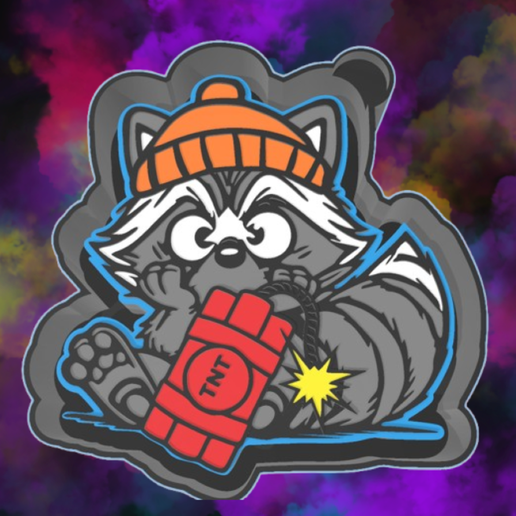 👽 Racoon TNT Freshie MOld・ 3D File for 3D printing・Cults