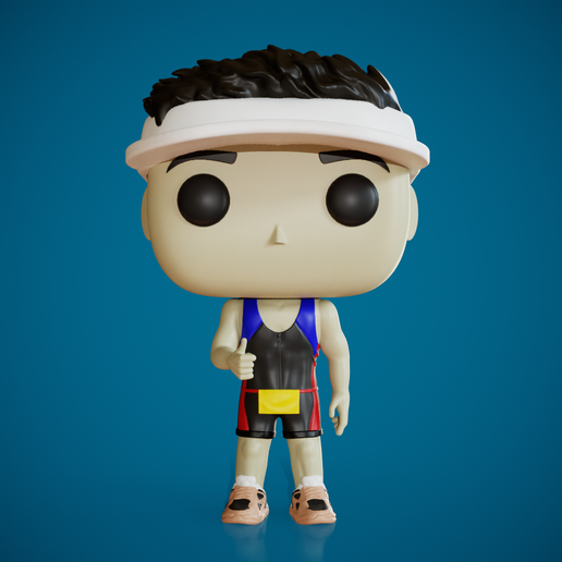 Custom triathlon 3D model
