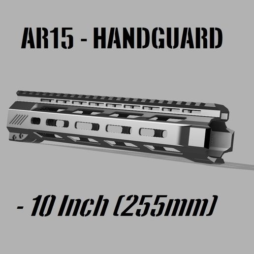 AR15/M4 Handguard 10 inch - MLOK