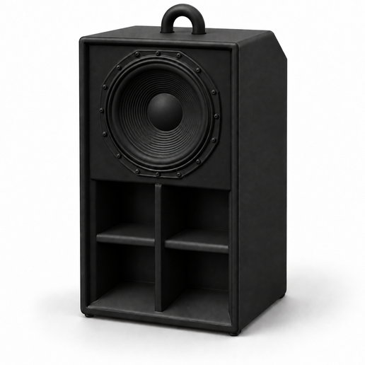 **Mini Speaker Keychain – Cute 3D Printed Music Keyring**
