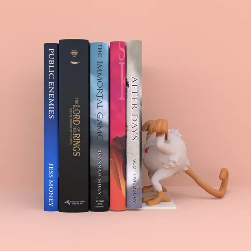℗056 Mankey Bookend 3D model | 3D Printable STL