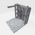 Final-MHB01C- Mecha Hangar Bay 01 customizable-3.png -MHB01-04C- Mech Hangar Bay HG Bundle Set 3D print model files