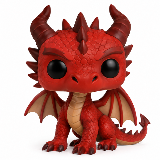 Red Dragon Figure
