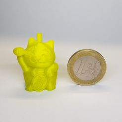 20190928_211913.jpg Archivo STL gratis Llavero Maneki Neko・Plan para descargar y imprimir en 3D