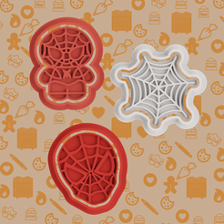 untitled.png spiderman 3 cm cookie cutter set of 3