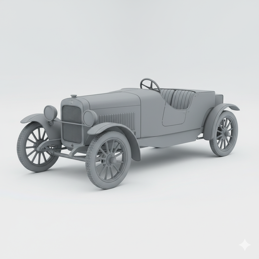 Austin 7 (1919 early version) drag car STL, print ready car STL, rat rod STL, garage diorama car STL, high detail car STL, pre supported car STL, formula car STL, hyper detailed car STL, printable car, track car STL, 2010 supercar STL, 1:12 car STL, retro