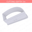 1-3_Of_Pie~2.75in-cookiecutter-only2.png Slice (1∕3) of Pie Cookie Cutter 2.75in / 7cm