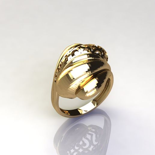 WOMEN PLAIN RING GROUP FTS READY STL 3D PRINT MODEL 3D model