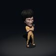 Bruce-Lee01.jpg Bruce Lee CARICATURE FIGURINE-3D PRINT MODEL