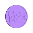 DBZ Logo DBZ.stl 6 Coaster Dragon Ball 1 Logo