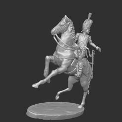 OffCvlr01.jpg Archivo STL Oficial de caballería de Napoleón・Plan para descargar y imprimir en 3D, ChrisThor