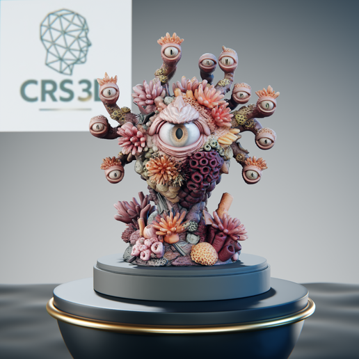 Coral Beholder - Underwater Monster