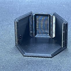 IMG_3599.jpg STL file Hex Bunker Terrain Small BattleTech compatible・Template to download and 3D print