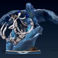 WIP3.jpg One Piece - Aokiji Kuzan Marine Admiral statue - Blue Pheasant 3D print model