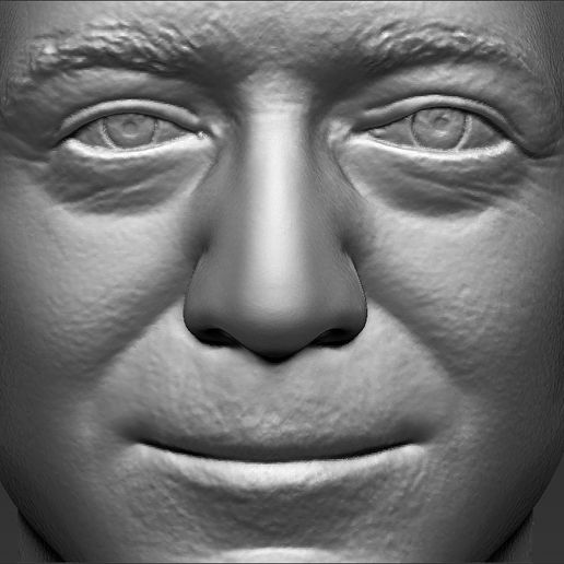 19.jpg Descargar archivo El busto de Jeff Bezos está listo para la impresión en 3D a todo color • Diseño para imprimir en 3D, PrintedReality
