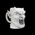 Untitled-model17.1.jpg Gargoyle Cup Pot 3D Printable Model