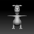 d3.jpg Dragon toon lowpoly for game ue5 and unity3d
