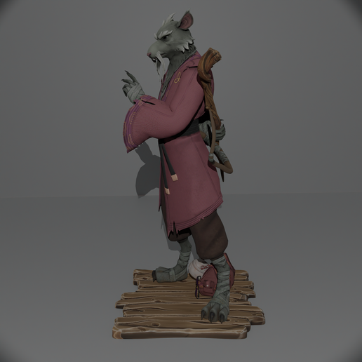 🥷 Master Splinter・ 3D File for 3D printing・Cults