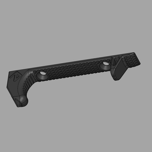 🔫 M-LOK Handstop – Ergonomic Low Profile・ STL File for 3D printing・Cults