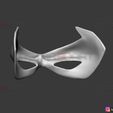 13.jpg Robin Eyes Mask - DC comics Mask - Halloween Cosplay 3D print model