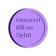 gunners kill on sight.stl Astra Militarum Order Tokens