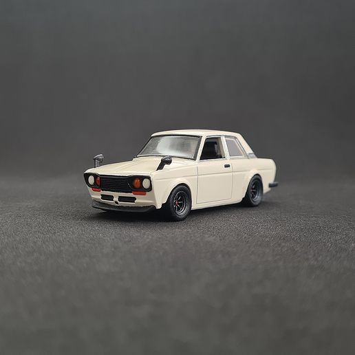 🚗 Datsun 510 Bluebird Nissan Car Model Kit・ STL File for 3D