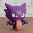 Haunter04.png Haunter Chibi 3 models Pokemon Ghost Halloween