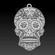 Skull-Keychain3.png Llavero de diseño con calavera impresa en su sitio