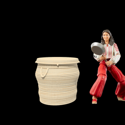 2023-03-02-123609.png Fichier 3D Panier du Caire Indiana Jones pour figurines 3.75, 6, 12 pouces・Design à télécharger et à imprimer en 3D