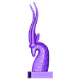 Antilopa_new.obj Sculpture Antelope P 3D print model