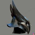 06.jpg SKYRIM DAEDRIC HELMET -The Elder Scrolls Masks 3D print model