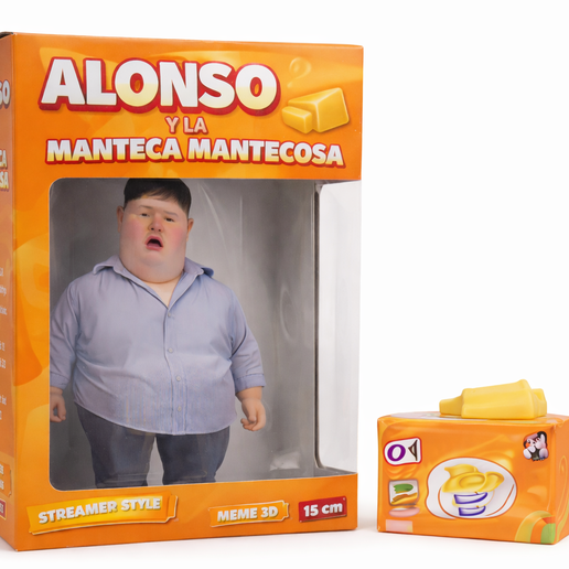 Alonso and the Buttery Butter 🧈🔥 - Collectible Figure.