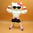 hello-kity-print3d-musculosa4.jpg 💪🐱 Muscular HelloKitty - 3D Printable Model