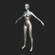 5.png Female Character Body Base Mesh