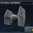 space_blueprint-lineart-overall-view-of-parts-tIE-rb-starship-starfighter4.jpg TIE/rb Heavy Starfighter