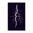 Lightning4-layer-1-White.stl 2D Silhouette/Stencil Lightning