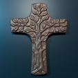 CR61.png WALL СROSS - 3D MODEL. STL- FILES FOR CNC AND 3D PRINTER.DOWNLOAD.