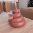 untitled1.png 3D Poop Decor For Home and Living with 3D Stl Files & 3D Printing, Gift for Mom, Poop Gift, 3D Printed Decor, Cute Poop, Gift for Kids