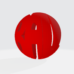 Word-World-Ball-One-Piece.png Fichier STL Le monde des mots en boule・Plan pour imprimante 3D à télécharger
